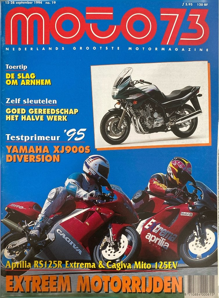 Moto73 - 15-28 september 1994 - Yamaha XJ900S Diversion, Gelezen, Algemeen, Diverse auteurs, Ophalen of Verzenden