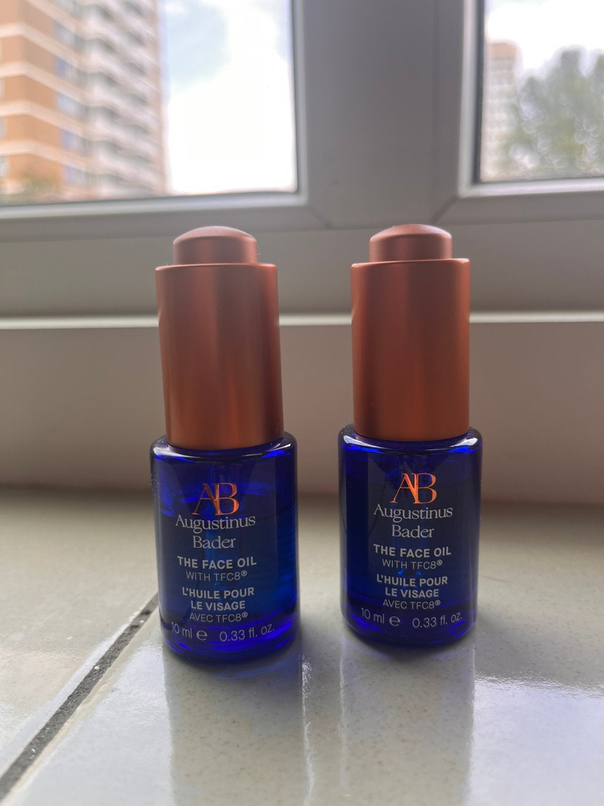 Augustinus Bader - The Face Oil 2x, Ophalen of Verzenden, Zo goed als nieuw, Gehele gezicht