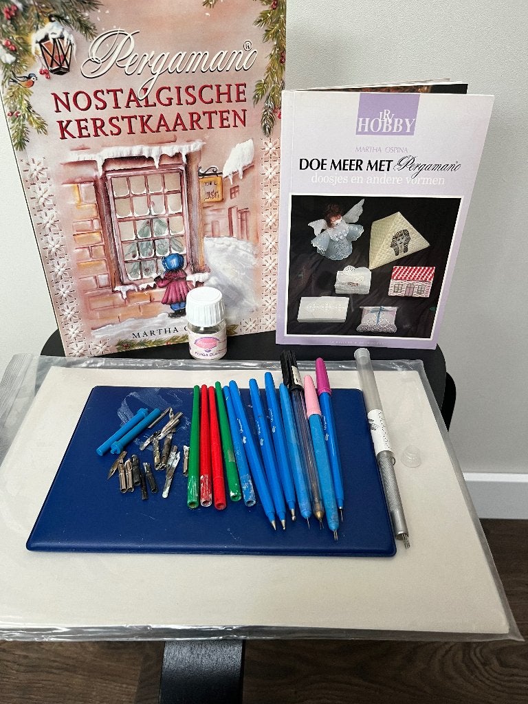 Pergamano; divers, Hobby en Vrije tijd, Kaarten | Zelf maken, Gebruikt, Overige typen, Overige thema's, Ophalen of Verzenden