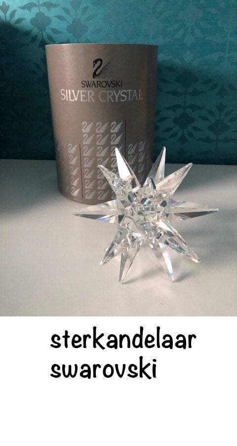 swarovski sterkandelaar, Ophalen, Zo goed als nieuw, Huisaccessoire