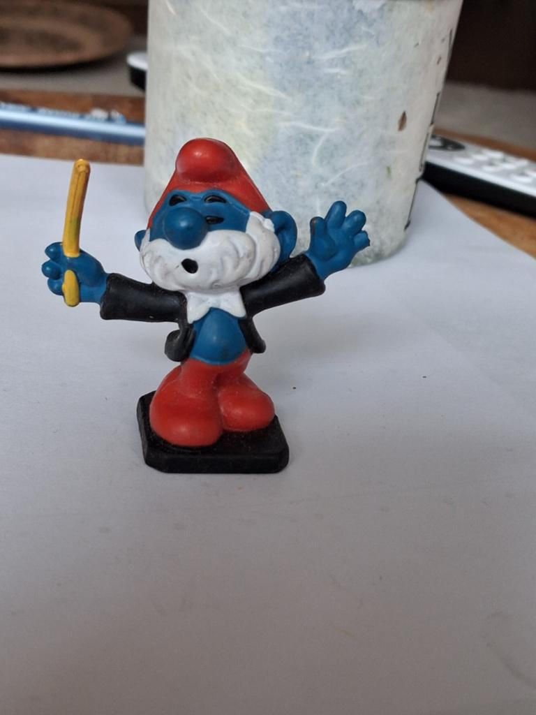 Dirigent smurf, Ophalen of Verzenden, Zo goed als nieuw