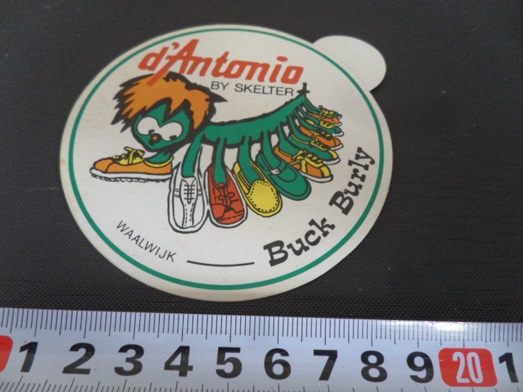 sticker Waalwijk d'Antonio by skelter BUCK BURLY, Ophalen, Zo goed als nieuw