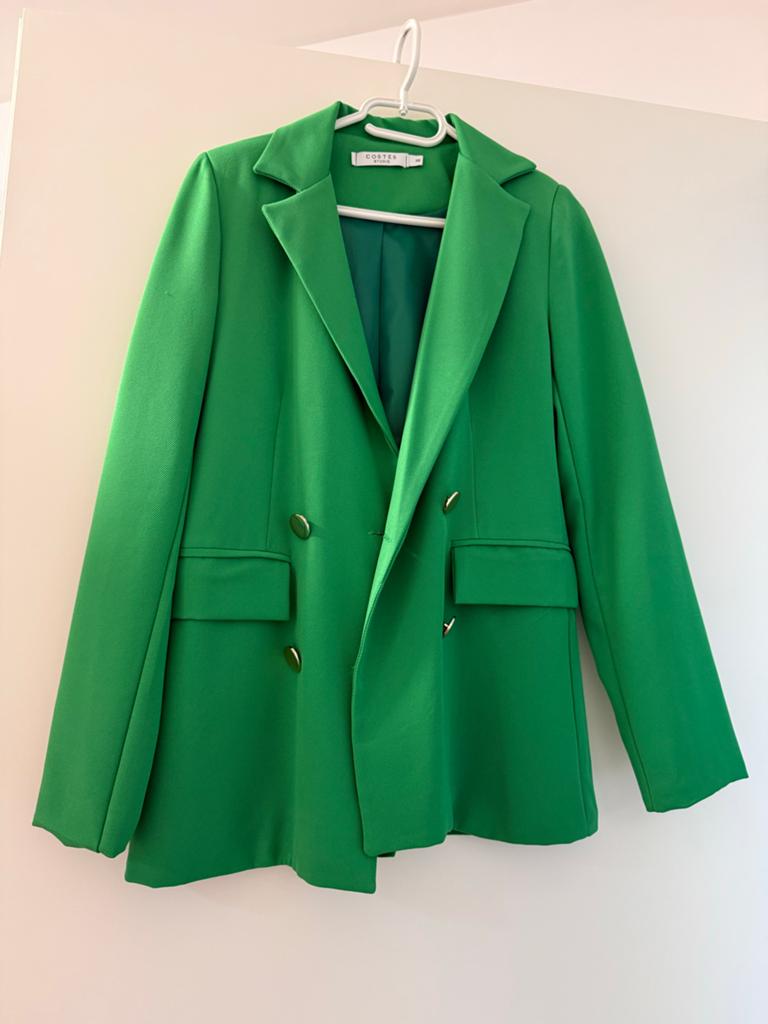 Groene blazer, Kleding | Dames, Ophalen of Verzenden, Zo goed als nieuw, Jasje, Maat 34 (XS) of kleiner