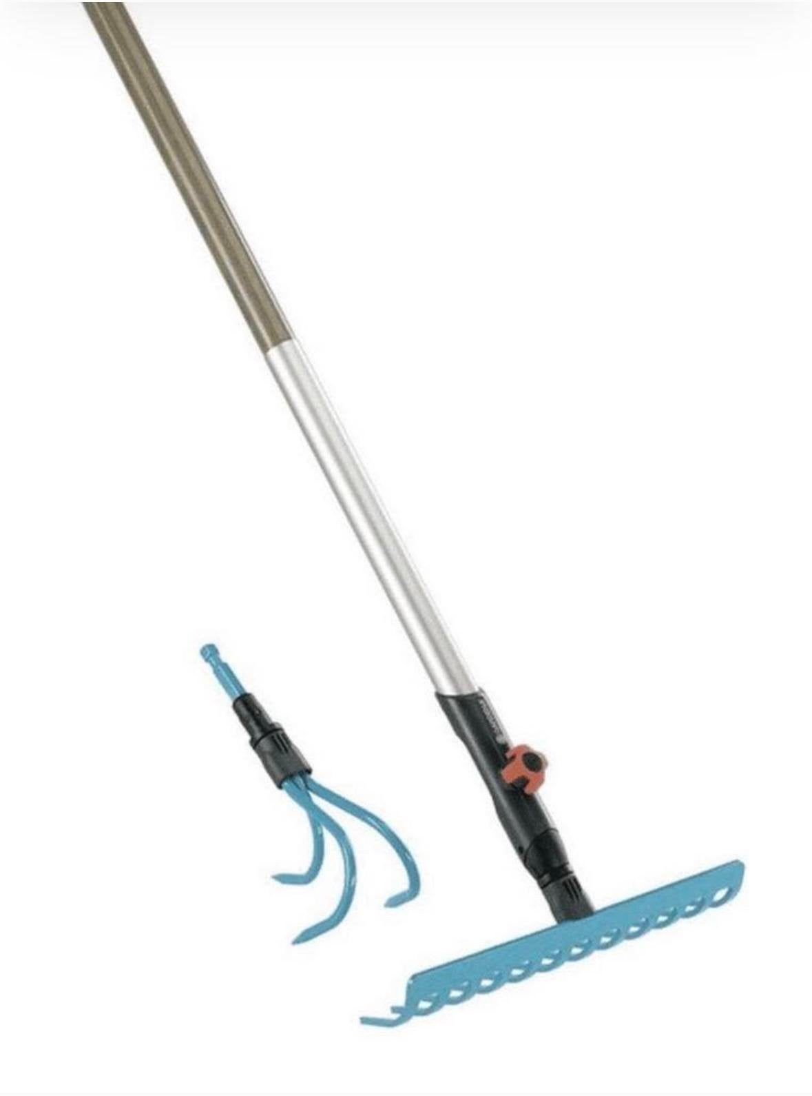 Gardena Combisystem Hark en Cultivator Set - Nieuw, Ophalen of Verzenden, Nieuw, Hark