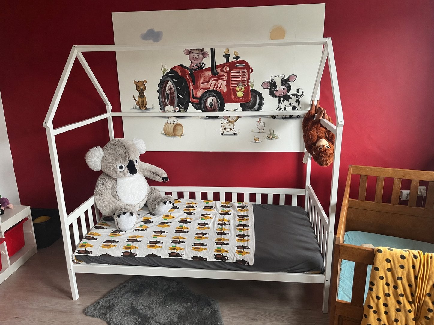 Mooi huisjes bed, Ophalen, Gebruikt, 140 tot 160 cm, 70 tot 85 cm