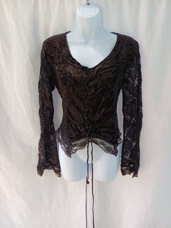 Gaaf shirt, heks/victoriaans/gothic mt M merk Ixtlan, Maat 38/40 (M), Carnaval, ., Nieuw