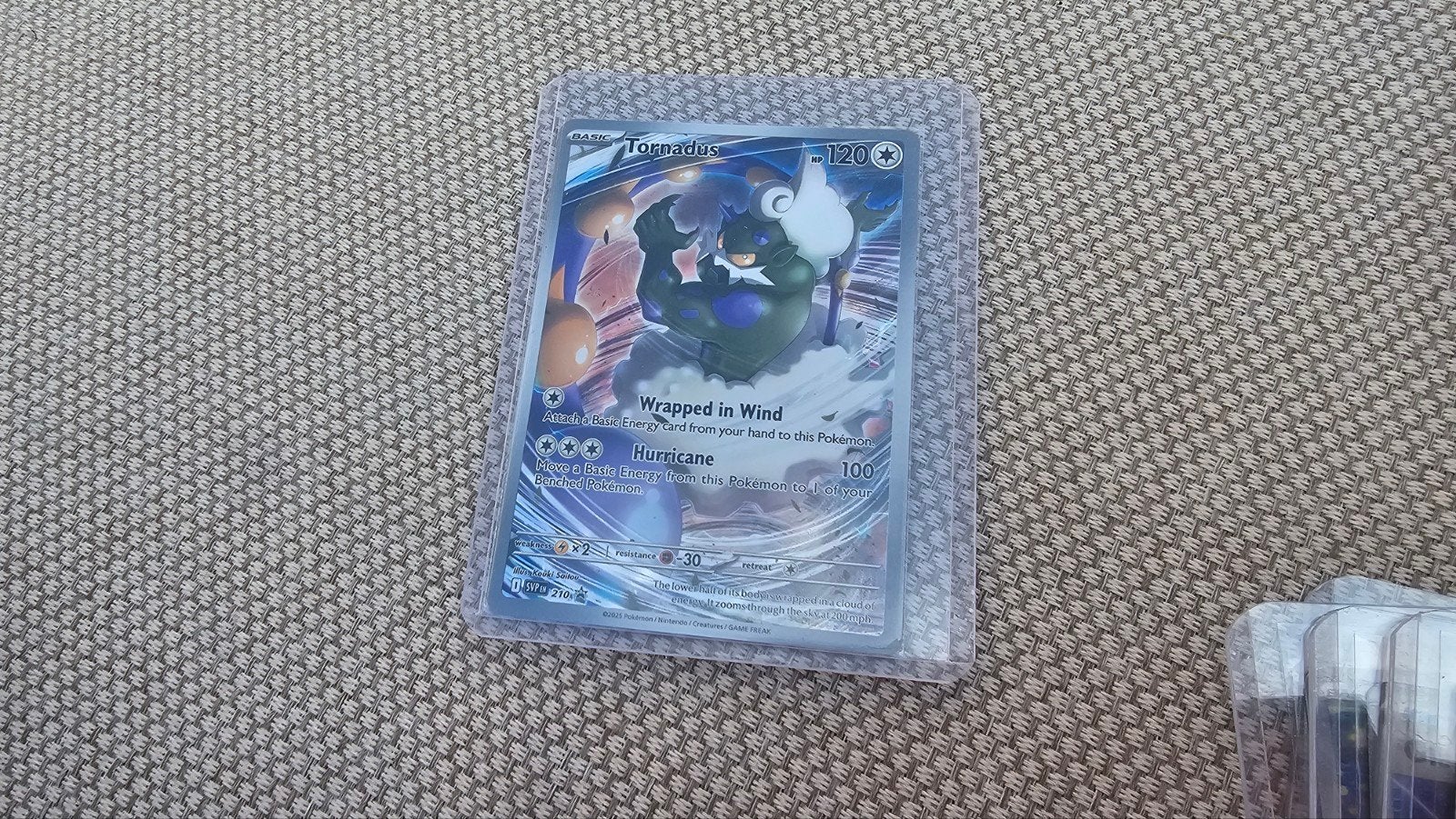 Tornadus 210 Promo, Hobby en Vrije tijd, Verzamelkaartspellen | Pokémon, Nieuw, Losse kaart, Verzenden