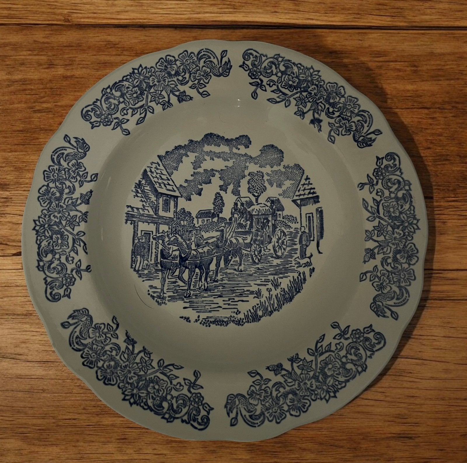 Antiek Sarreguemines France faience /terre de fer postkoets, Verzenden