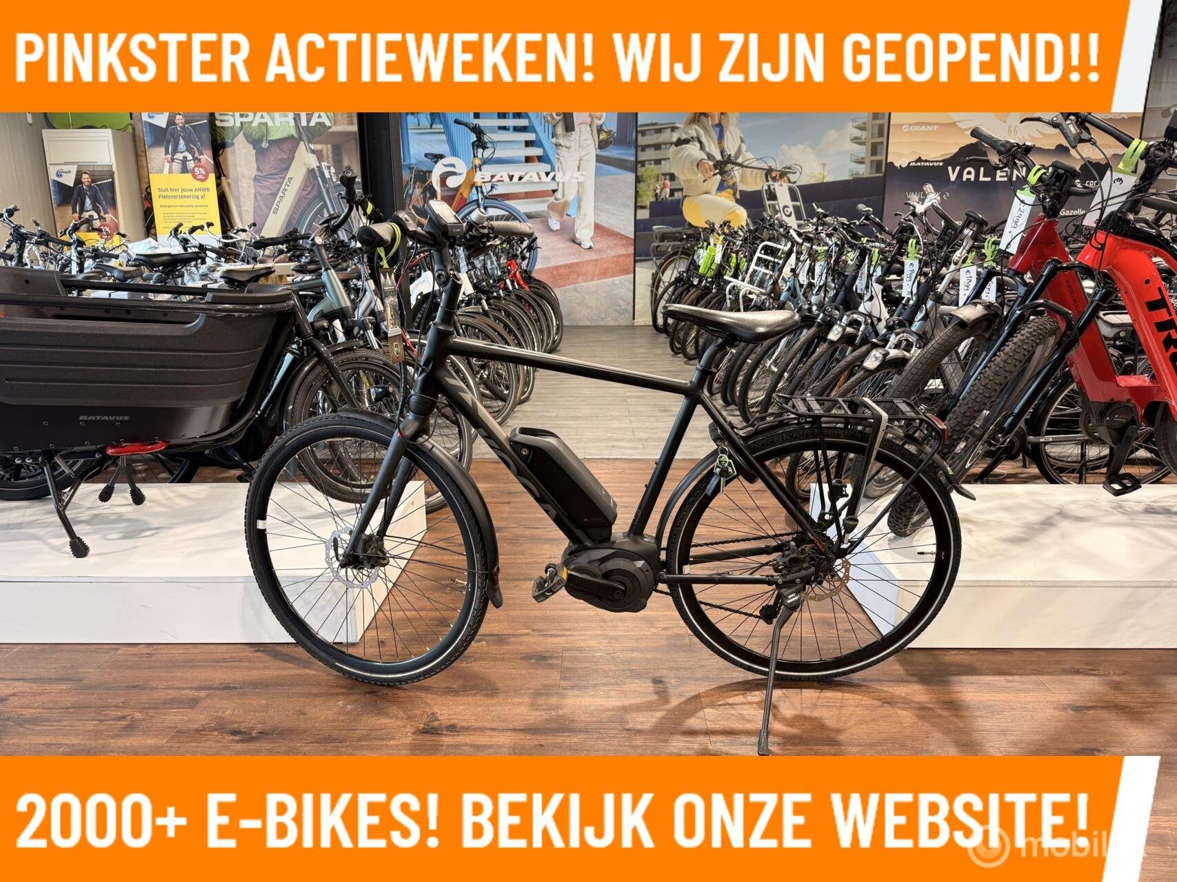 Groot aanbod elektrische fietsen €799–€999 middenmotor, Nieuw, Gazelle