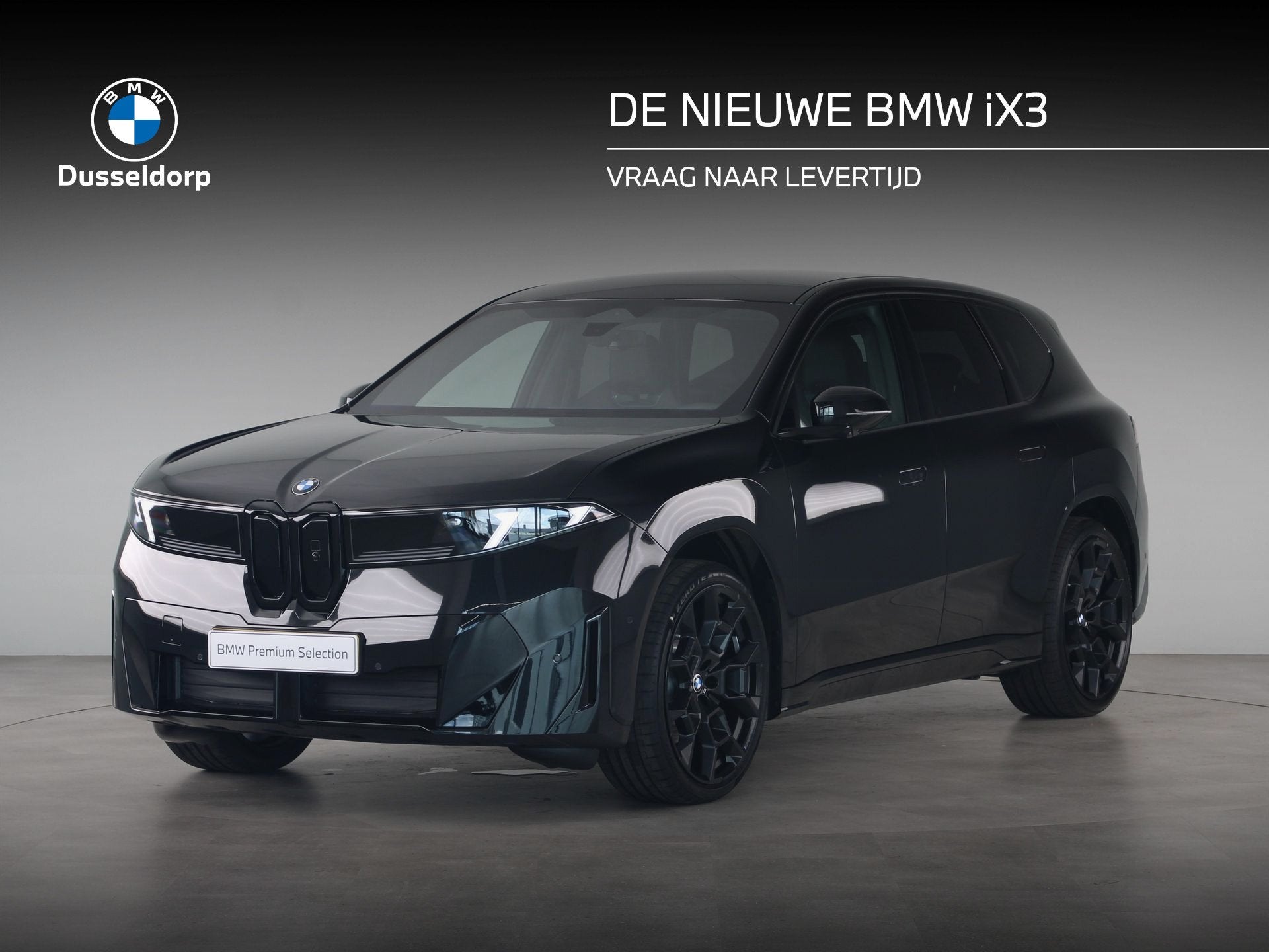 BMW iX3 40 eDrive 83 kWh - 22" M Performance wielset, Auto's, Achterwielaandrijving, 82 kWh, 320 pk, Zwart