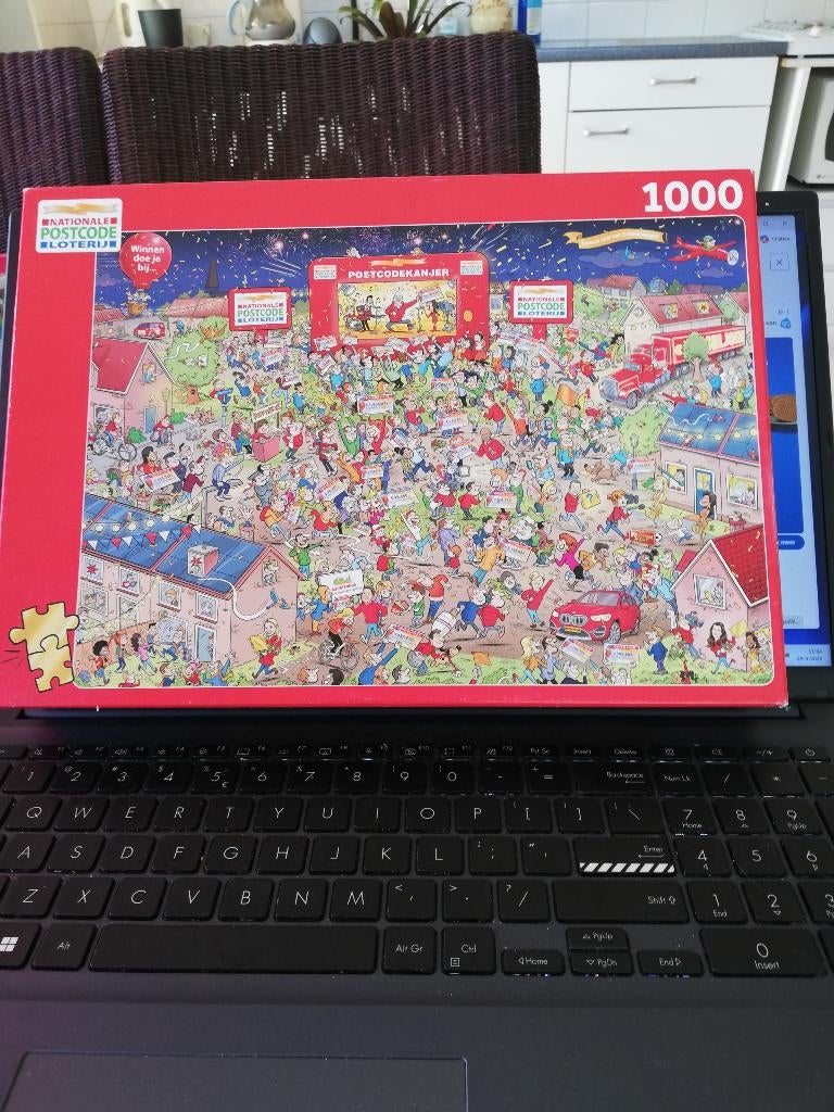 postcodeloterij legpuzzel, Ophalen, 500 t/m 1500 stukjes, Zo goed als nieuw, Legpuzzel