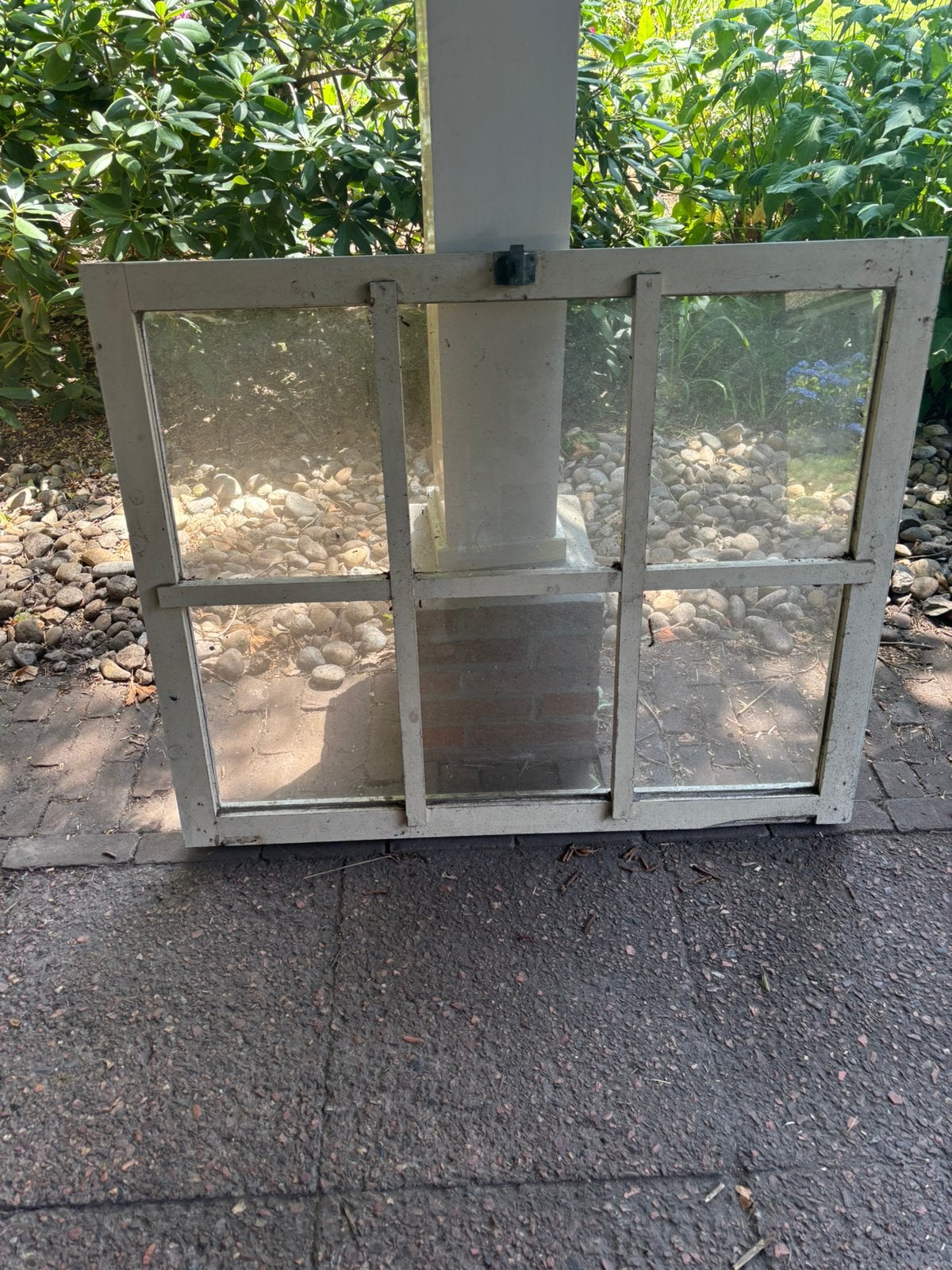 Twee kozijn met glas, Ophalen, Gebruikt, Raamkozijn, 75 tot 150 cm