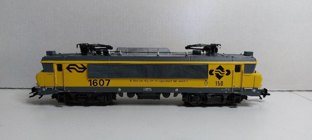 NS Loc 1607 Ik trok de langste .... 5* motor en Esu decoder, Wisselstroom, Locomotief, Ophalen of Verzenden, Märklin
