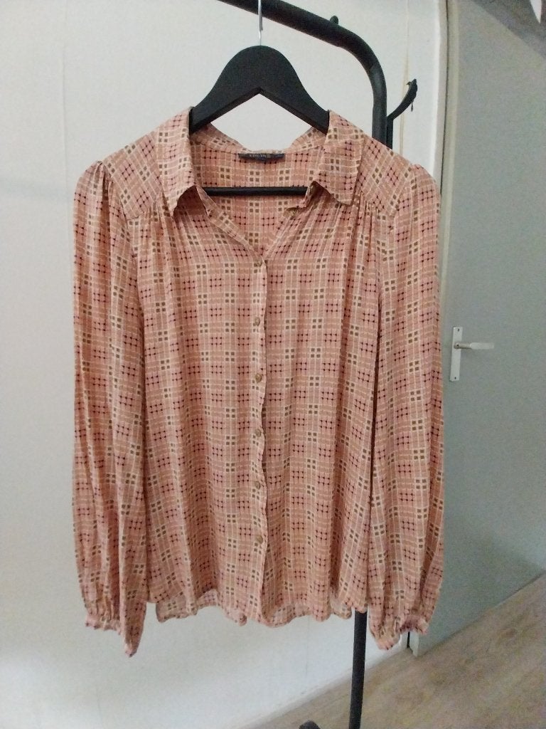 Nieuwstaat - Prachtige Carina Sapeuse King Louie maat 40, Kleding | Dames, Blouses en Tunieken, Ophalen of Verzenden, Zo goed als nieuw