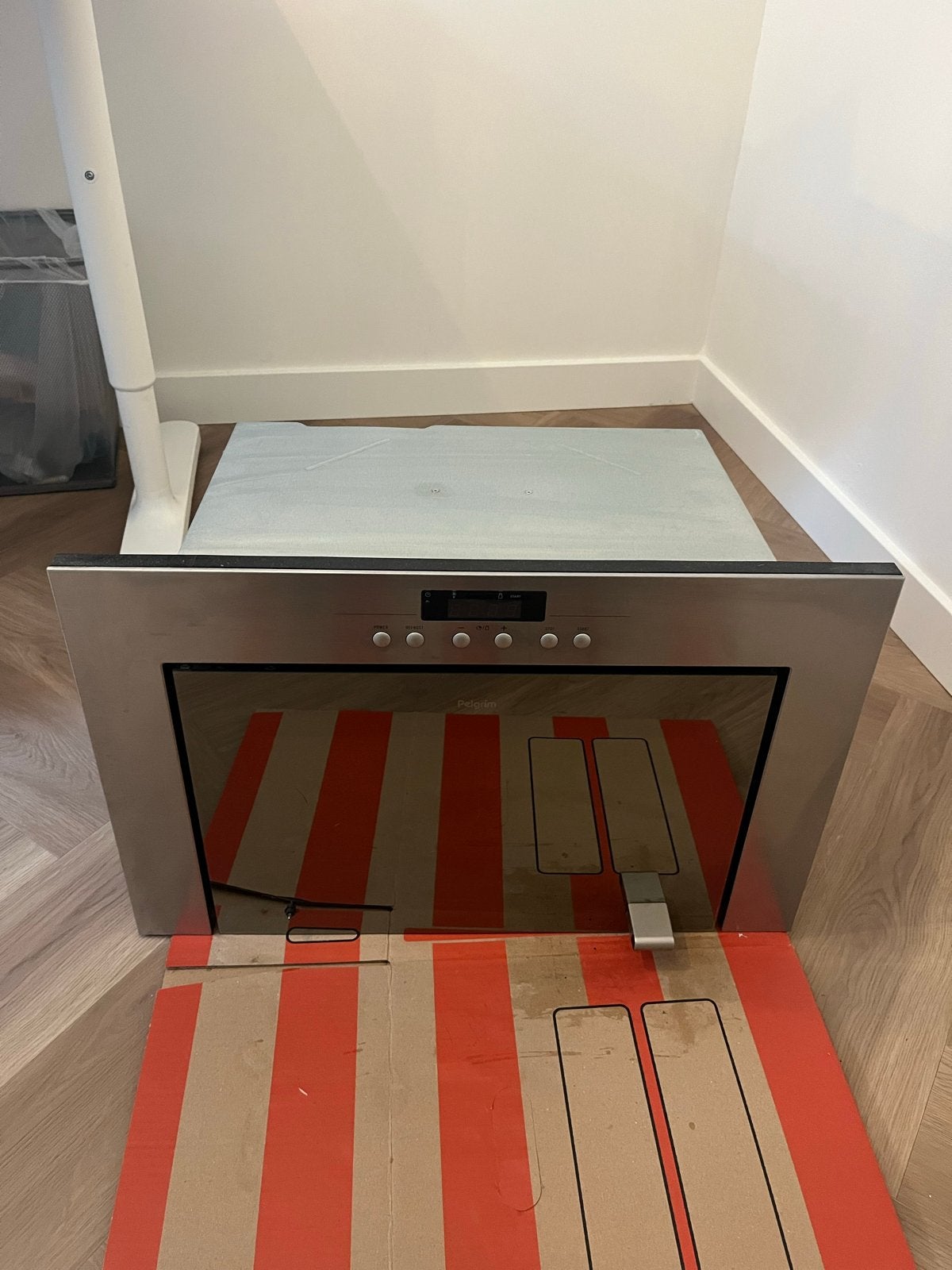 Pelgrim MAGR56RVS/P11 Combimagnetron - Inbouw, Witgoed en Apparatuur, Ophalen, Combimagnetron, Gebruikt, 60 cm of meer