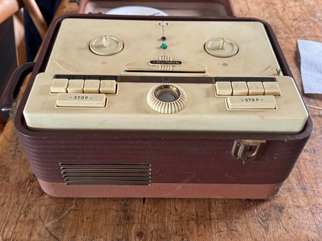 Bandrecorder rond 1950 Grundig, Audio, Tv en Foto, Bandrecorders, Ophalen, Bandrecorder