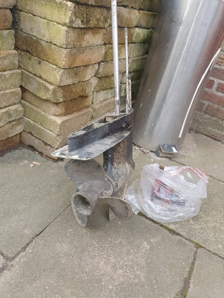 Mercury 7.5 en 9.8pk staartstuk compleet, Ophalen of Verzenden, Gebruikt, Motor en Techniek, Motorboot