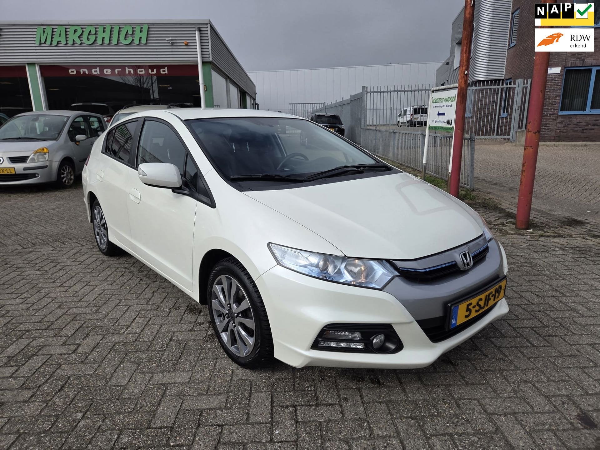 Honda Insight 1.3 Exclusive /HYBRIDE/Automaat/Clima/Cruise/L, Auto's, Honda, Gebruikt, 4 cilinders, Leder en Stof, Bedrijf