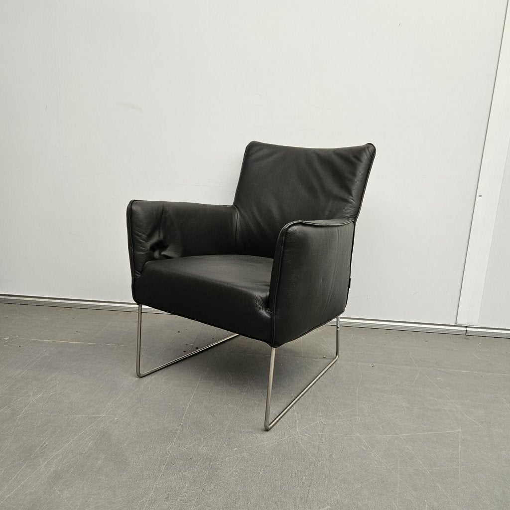 Adexpo fauteuil - zwarte skai / kunstleder, Niet ingevuld, Gebruikt, Niet ingevuld, Niet ingevuld