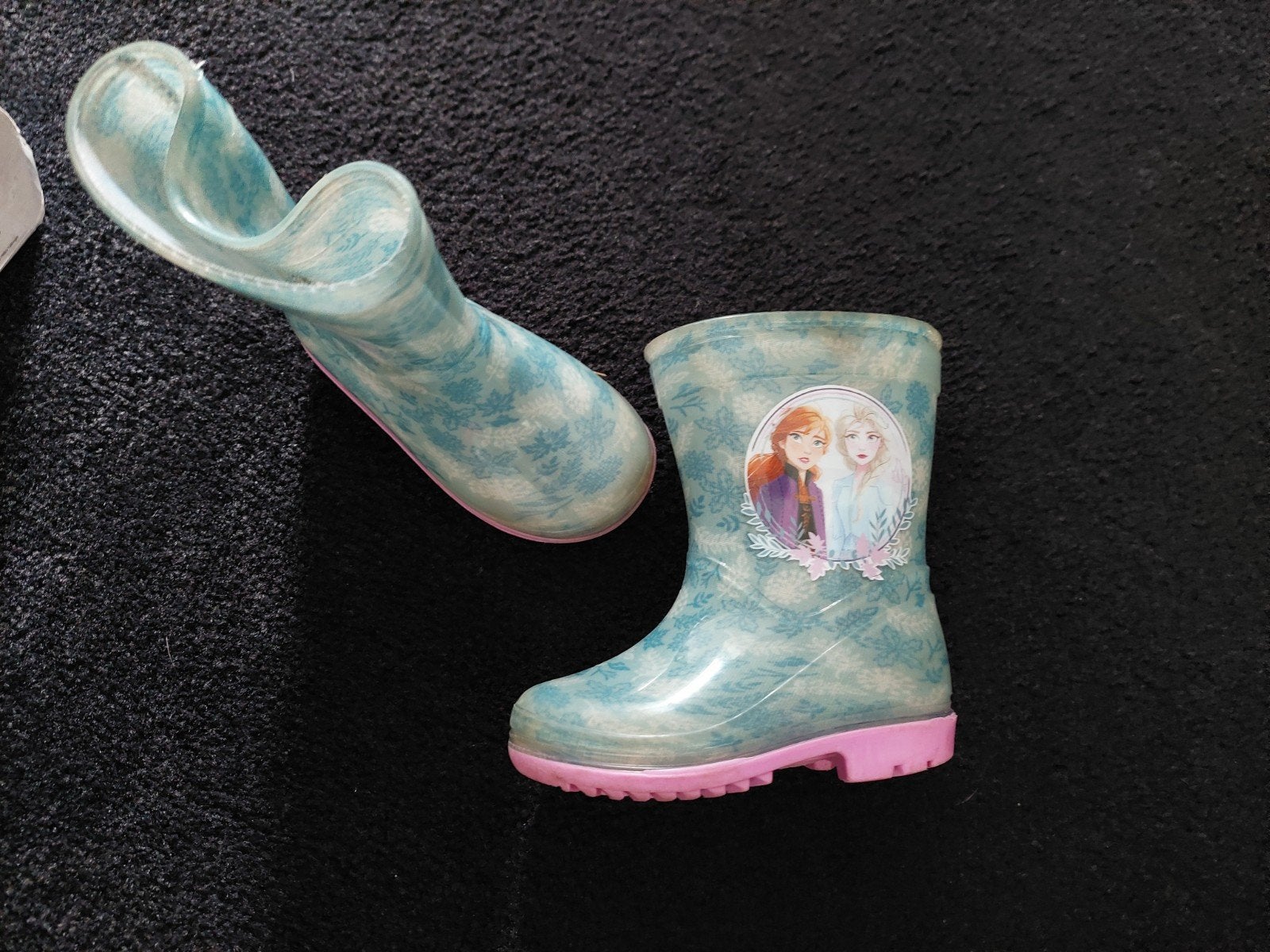 regenlaarzen maat 22 meisje frozen, Ophalen of Verzenden, Zo goed als nieuw, Meisje, Laarsjes