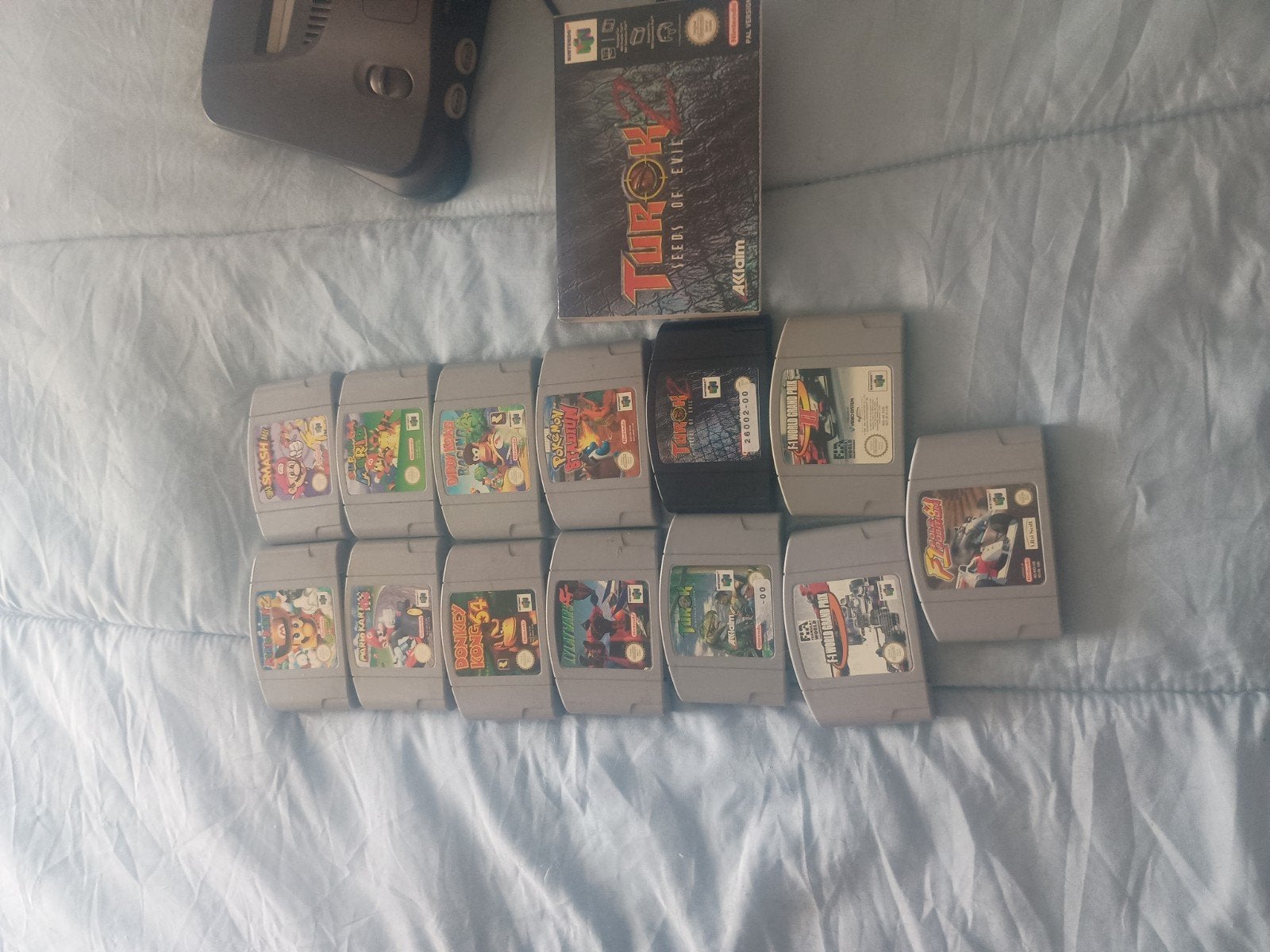 Nintendo 64 met Expansion Pack, 2 controllers en 13 games, Spelcomputers en Games, Ophalen of Verzenden, Gebruikt, Met 2 controllers