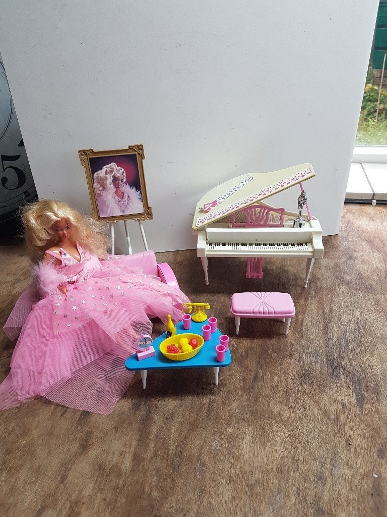 barbie super star 1988, Ophalen of Verzenden, Zo goed als nieuw
