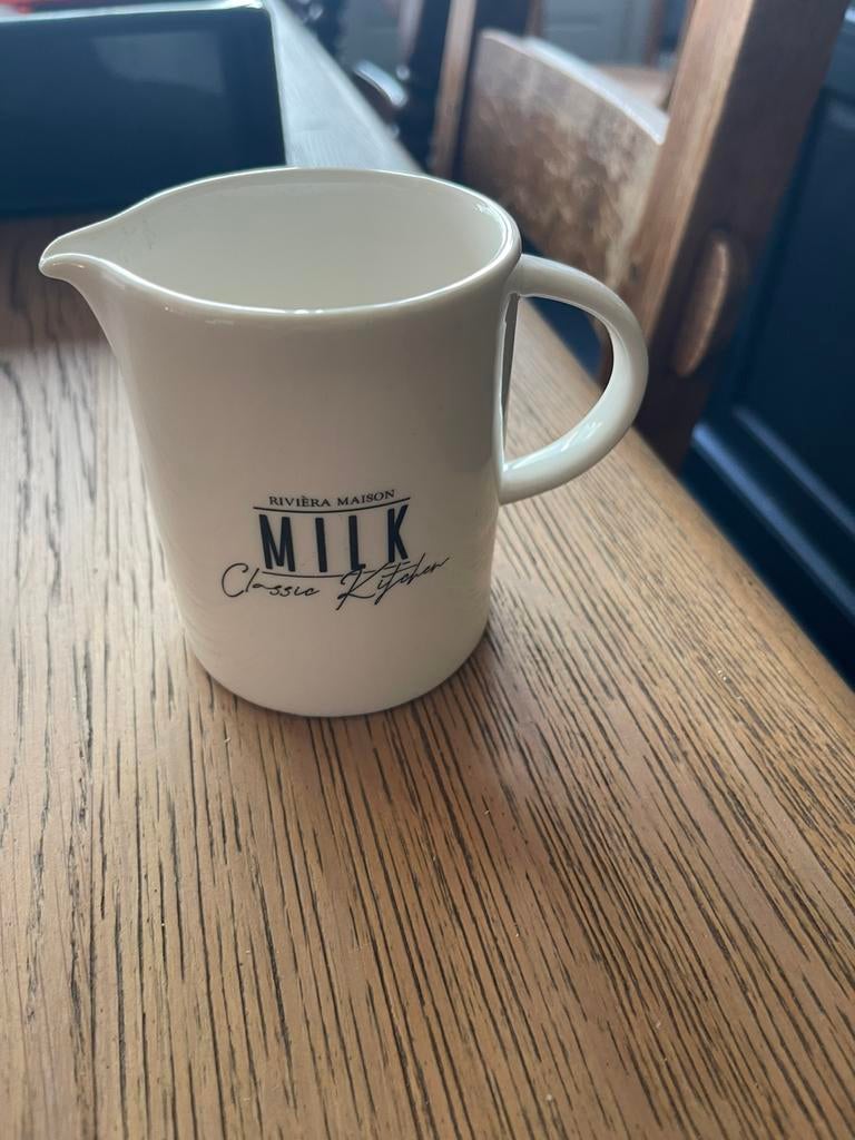Riviera Maison melkkannetje, Overige typen, Ophalen of Verzenden, Zo goed als nieuw, Overige stijlen