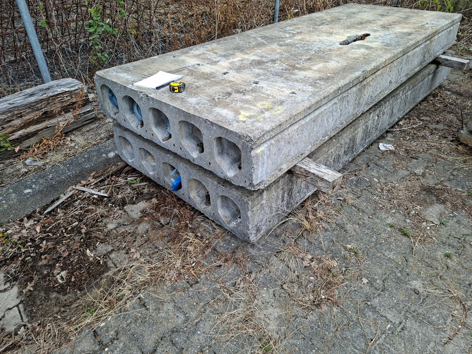 Betonnen kanaalplaatvloerplaten - Gebruikt, Ophalen, Gebruikt, Overige materialen, 100 mm of meer