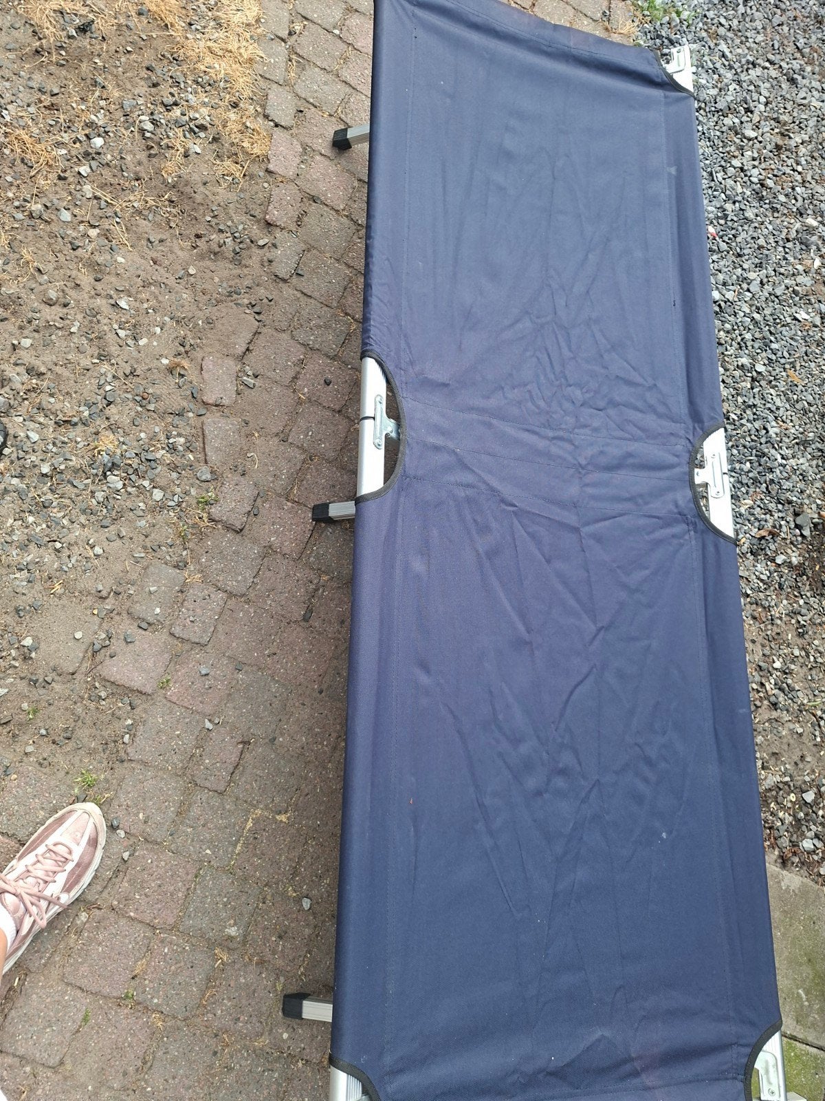 Opvouwbaar campingbed / veldbed, Ophalen of Verzenden, Gebruikt, Overige
