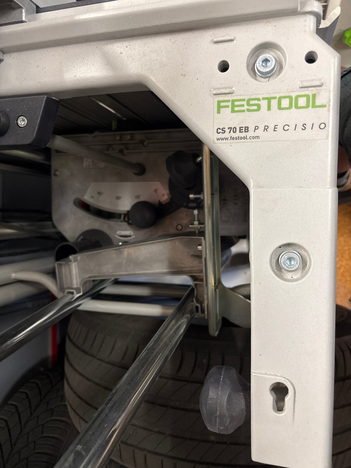 Festool CS 70 EB Precisio Afkortzaag - Gebruikt, Doe-het-zelf en Verbouw, Ophalen of Verzenden, Gebruikt, Afkortzaag