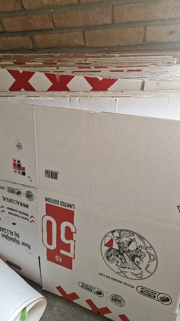 Verhuisdoos 42x 50kg, Ophalen, 40 tot 60 cm, Opvouwbaar, 50 tot 75 cm