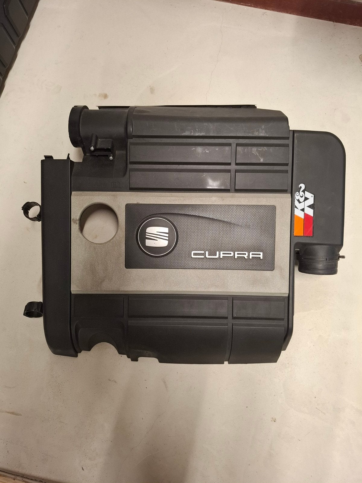 Luchtfilter/motorafdekking Seat Leon Cupra 1P K&N, Ophalen, Gebruikt, Seat