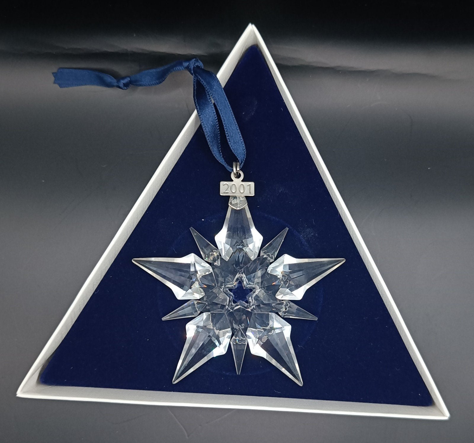 Swarovski kerstster 2001, Verzamelen, Swarovski, ., Ophalen of Verzenden, Zo goed als nieuw, Figuurtje