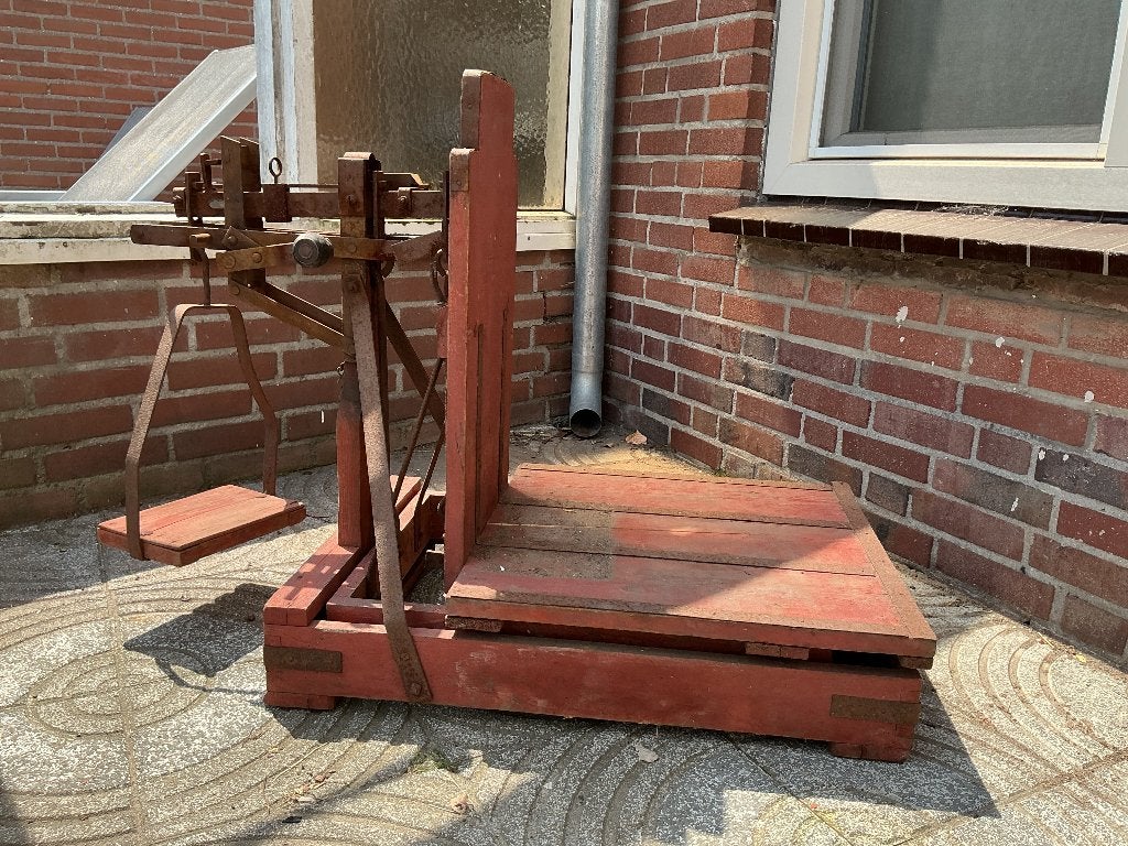 Antieke bascule, bascuul, weegschaal, waag, balans, Ophalen