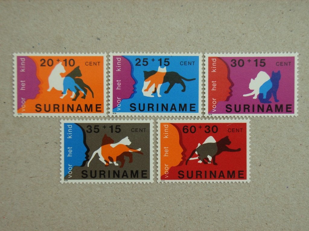 ZZ  Suriname 146-150 pf, Ophalen of Verzenden, Postfris