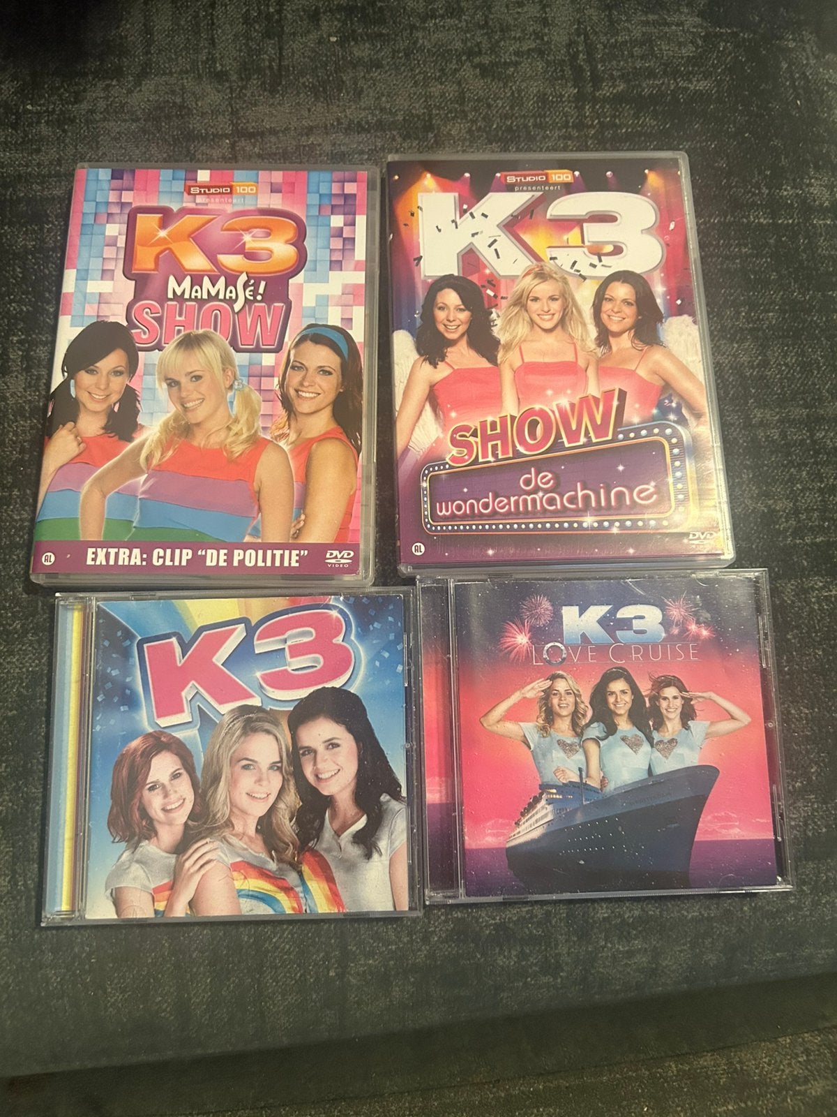 K3 PAKKET (2 DVD’S & 2CD’S), Ophalen of Verzenden, Zo goed als nieuw
