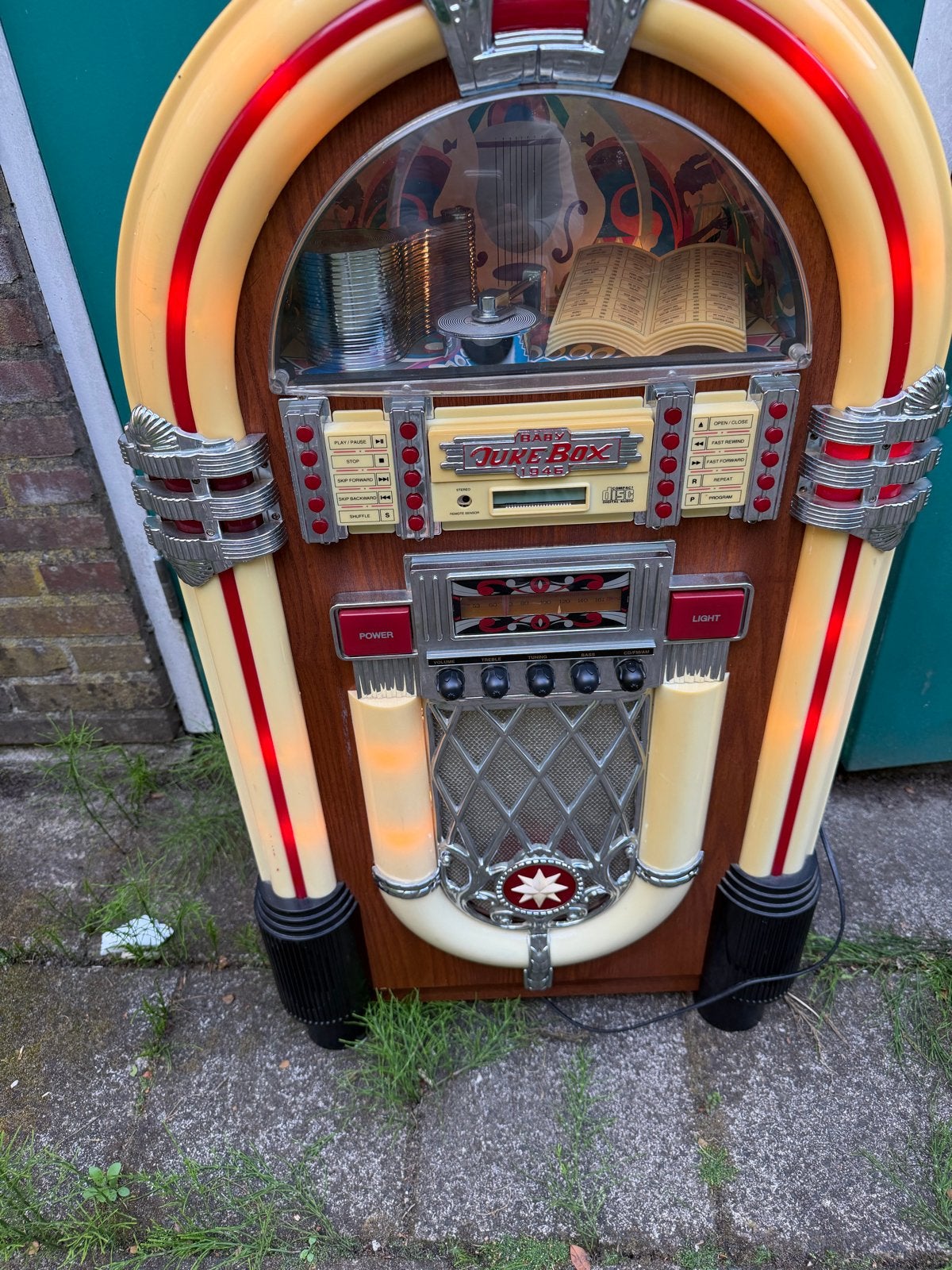 Jukebox met CD-speler en verlichting, Ophalen of Verzenden, Gebruikt, 1970 tot heden, Overige merken