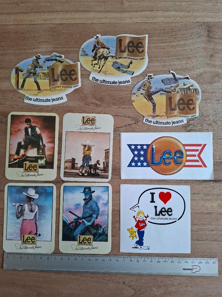 Stickers Lee jeans, Verzenden, Zo goed als nieuw, Merk