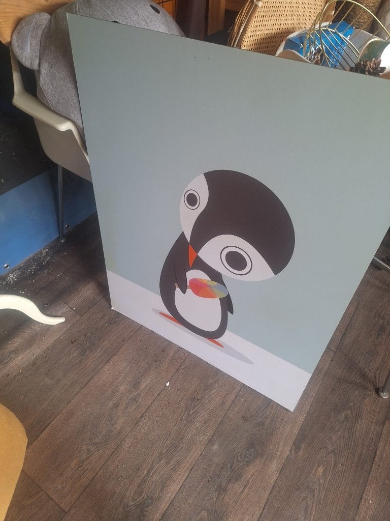 wand decoratie pinguin, Ophalen, Nieuw