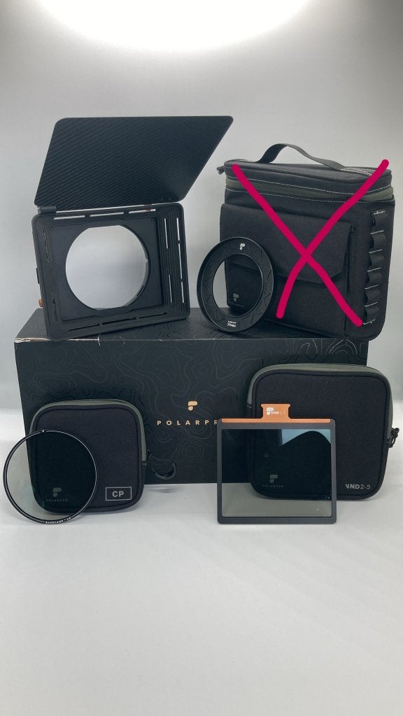 PolarPro Basecamp Mattebox, Audio, Tv en Foto, Ophalen of Verzenden, Zo goed als nieuw, Video