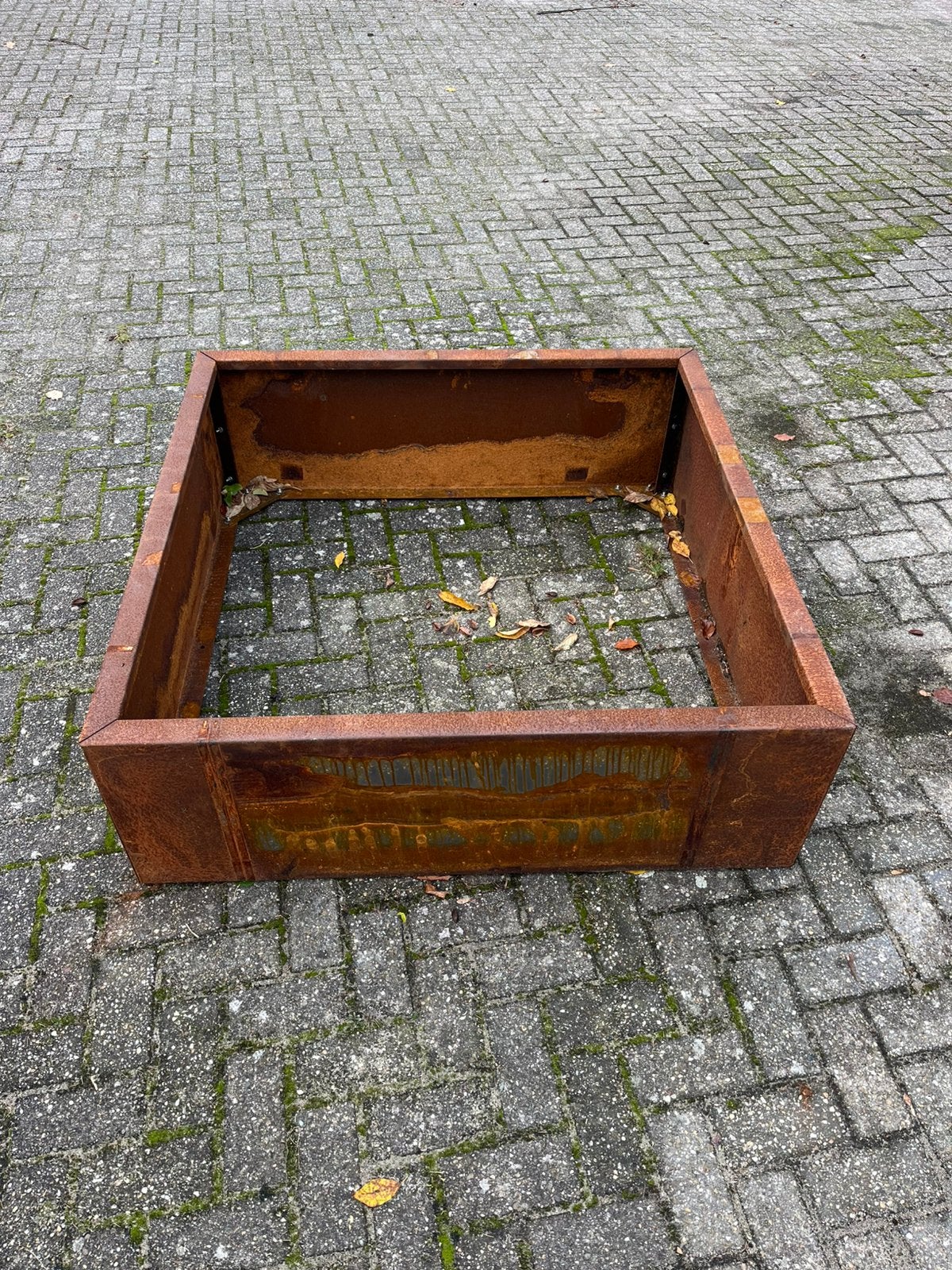 Cortenstaal plantenbak zonder bodem, Ophalen, Nieuw