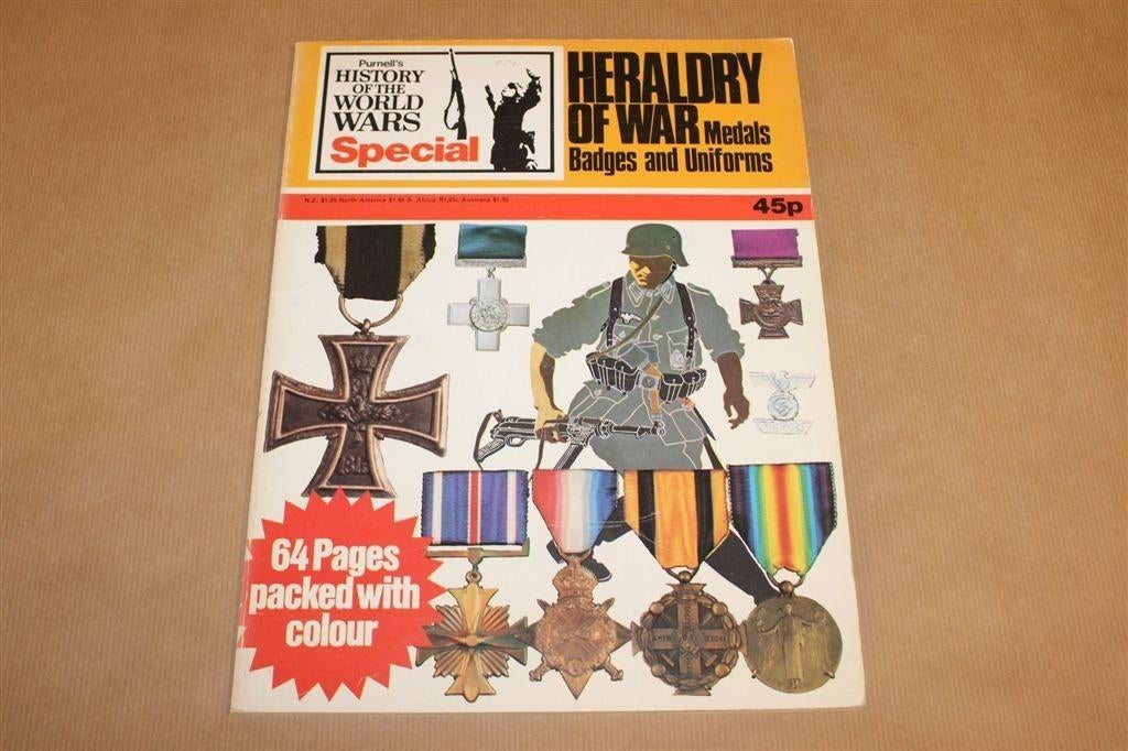 Heraldry of War — Purnell's Medals, Badges & Uniforms [EN], Ophalen of Verzenden, Tweede Wereldoorlog, Gelezen, Overige onderwerpen
