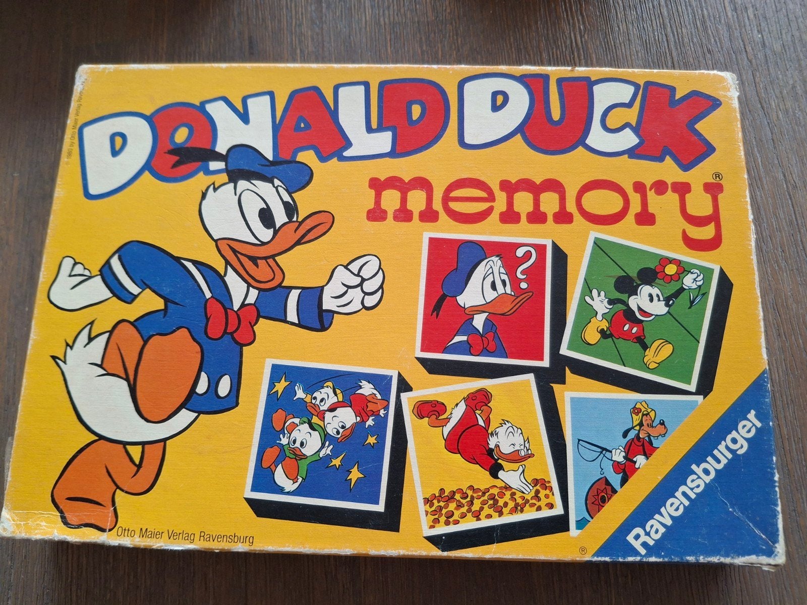 Donald Duck Memory Spel - Ravensburger, Een of twee spelers, Ophalen of Verzenden, Gebruikt, Ravensburger