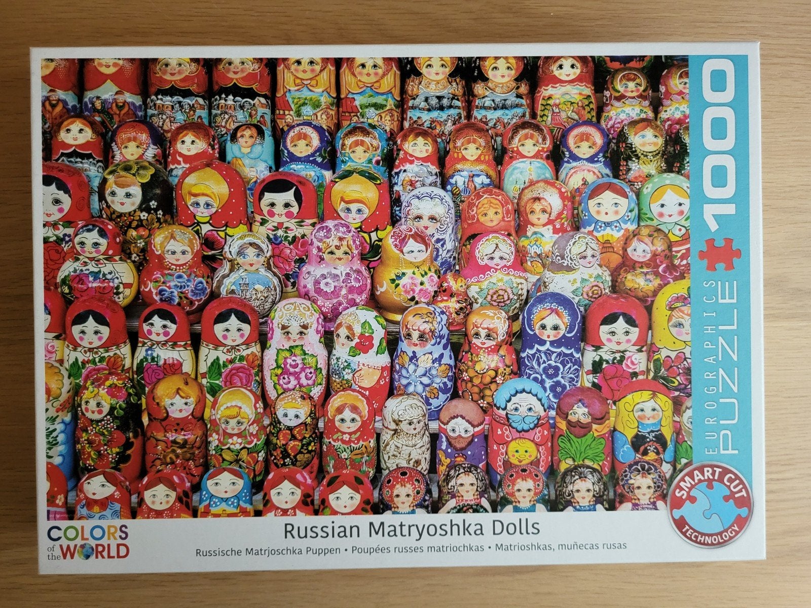 Eurographics Matroesjka Poppen Puzzel 1000 stukjes, Ophalen of Verzenden, 500 t/m 1500 stukjes, Nieuw, Legpuzzel