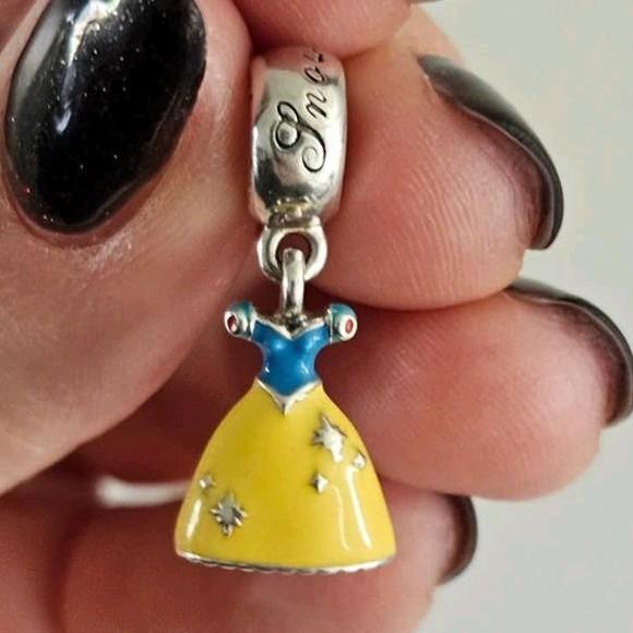 Disney x Pandora Sneeuwwitje jurk, Ophalen of Verzenden, Zo goed als nieuw, Zilver