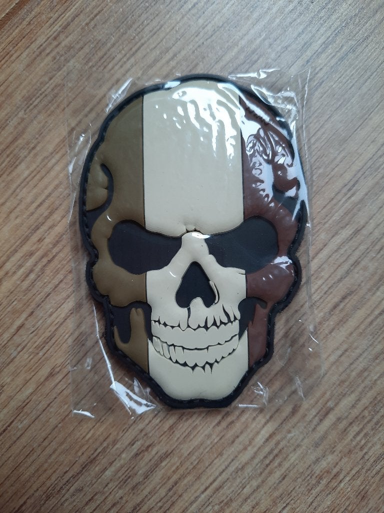 Patch / Embleem 3D PVC Skull (3 soorten), Verzamelen, Ophalen of Verzenden, Overige soorten, Overige gebieden, Embleem of Badge