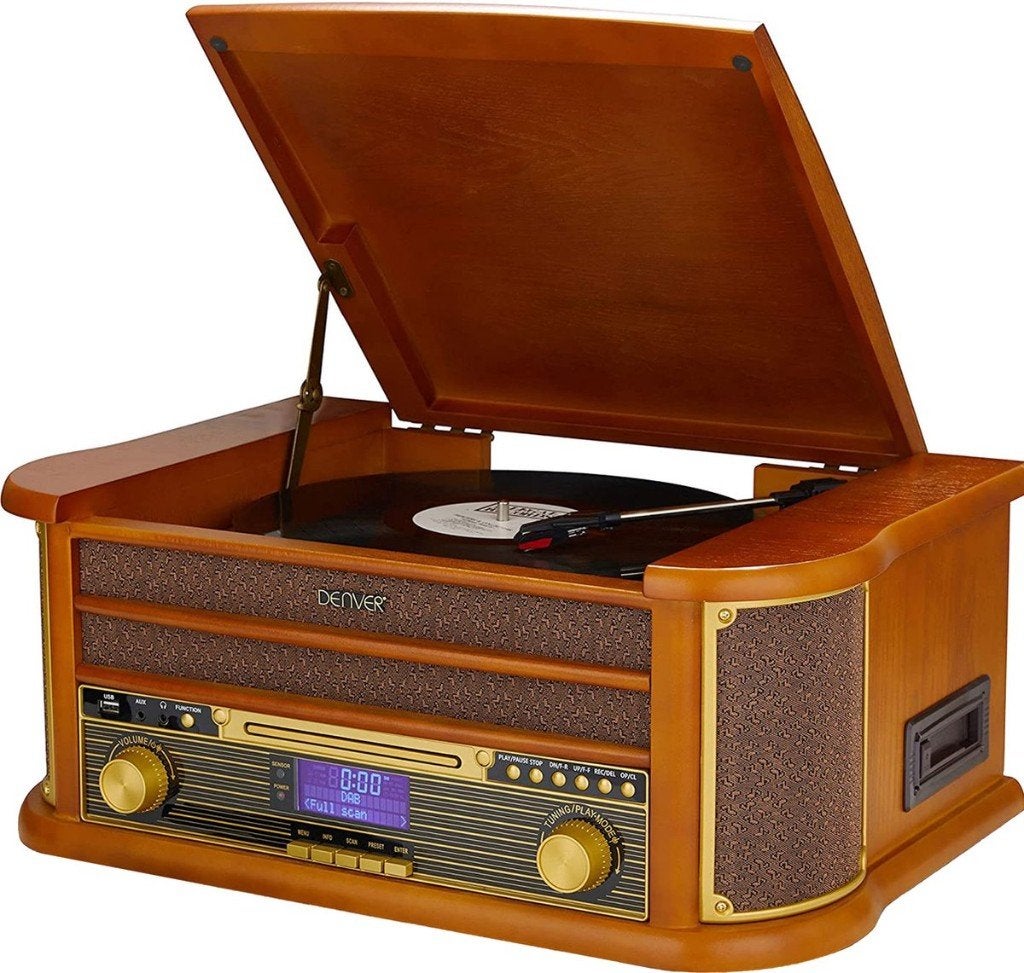 Denver Retro platenspeler MRD51 (nieuw), Ophalen, Nieuw, Cassettedeck, Overige merken