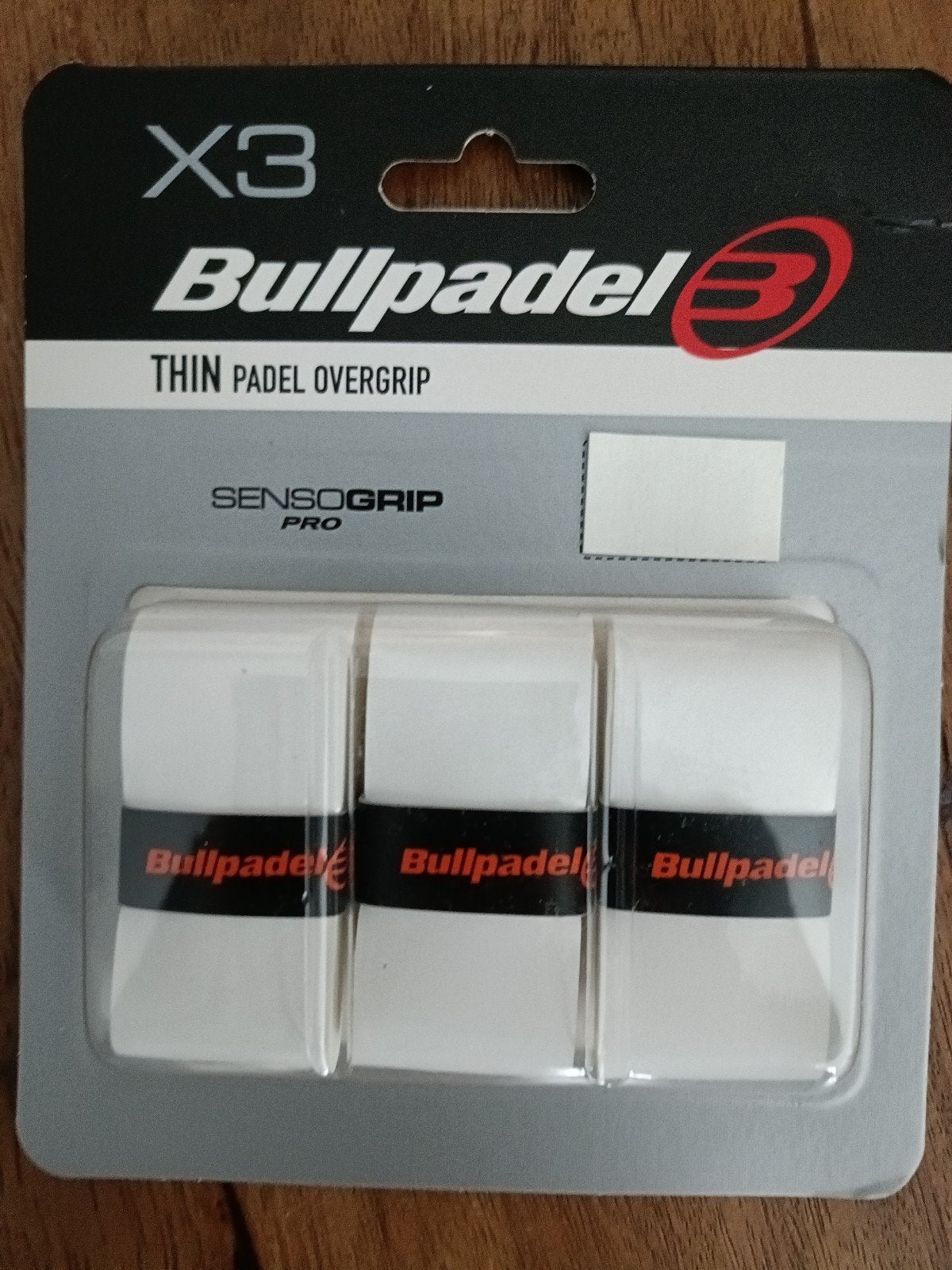 Bullpadel overgrip thin wit, Ophalen of Verzenden