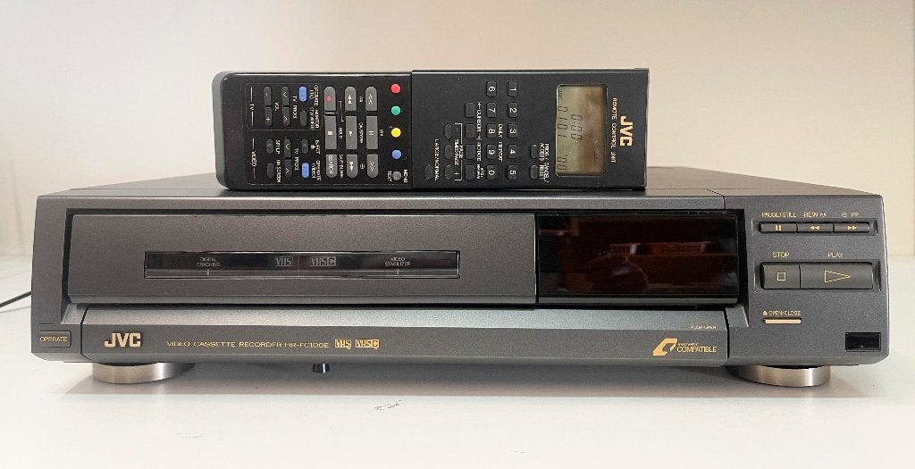 JVC HR-FC100E VHS Combi VHS-C Recorder(cassette zit vast in), Jvc, N, Ophalen of Verzenden, VHS-speler of -recorder