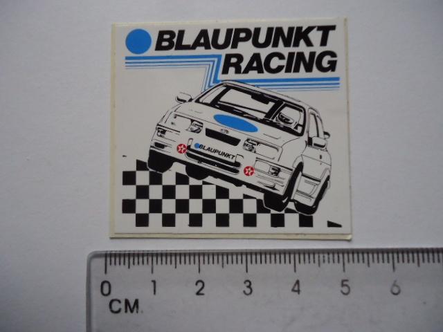 sticker oud Blaupunkt autosport ford Sierra cosworth rs xri, Verzenden, Zo goed als nieuw, Bedrijf of Vereniging